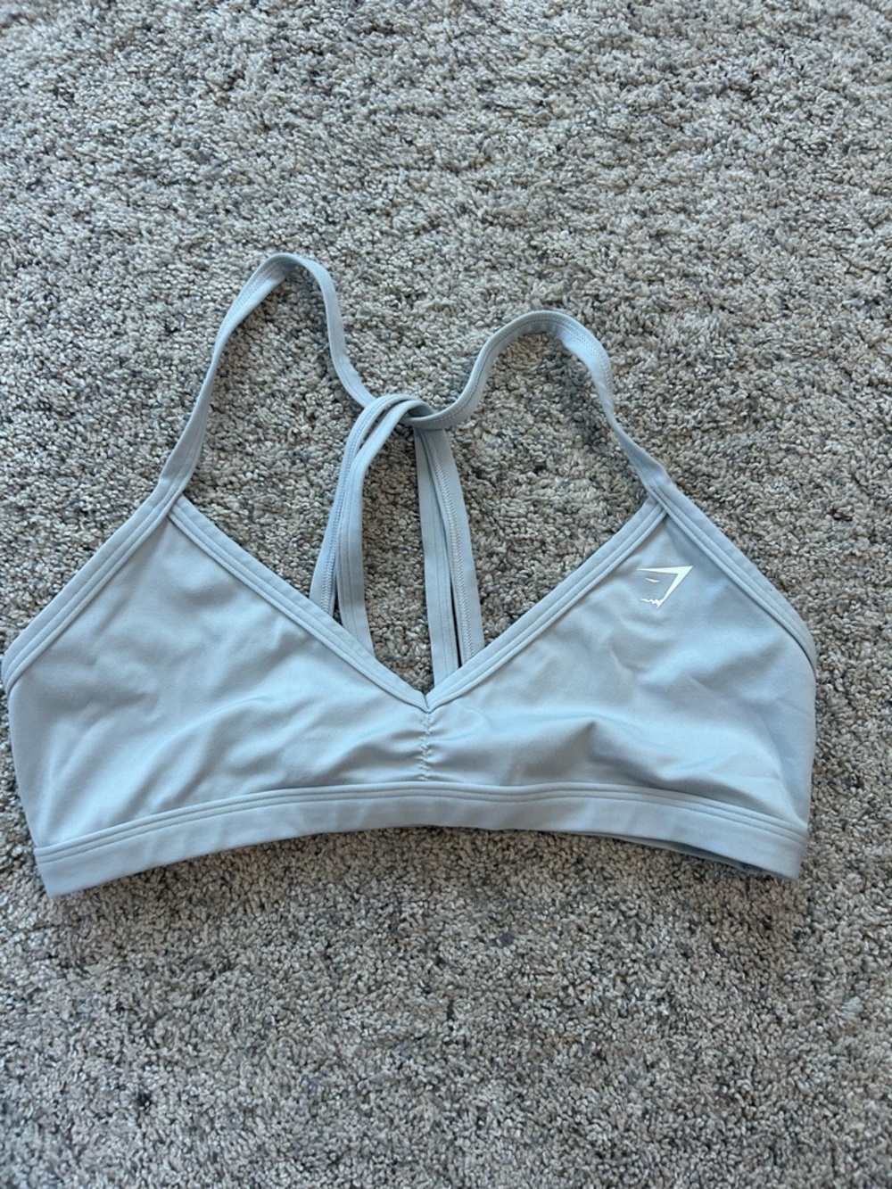 Light Gray Gymshark bra
